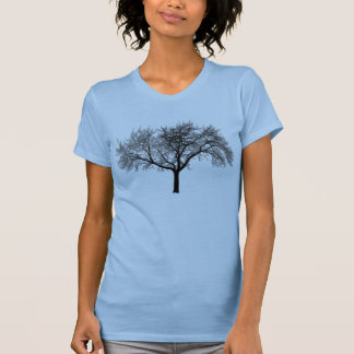 Svart träd t-shirt