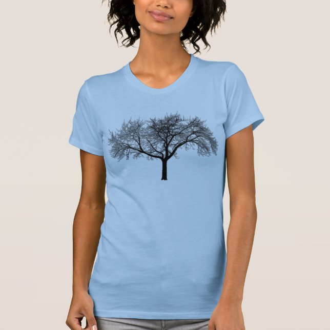 Svart träd t-shirt (Framsida)