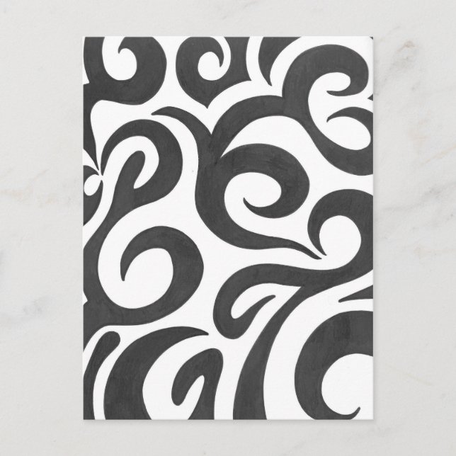 Svart trådar (1) vykort (Framsida)