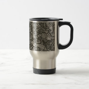 Svart travel mug resemugg