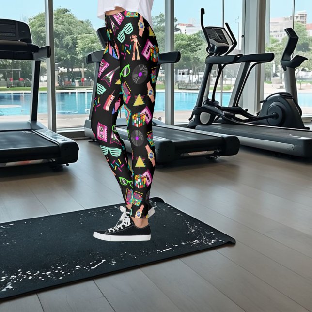 Svart Trendig, 80-tal Elegant Stil Leggings (Skapare uppladdad)