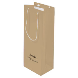 Svart Trendig Elegant förnamn efternamn | Tan Brow