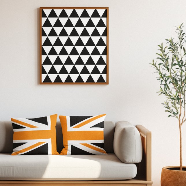 Svart trianglar poster (Black Triangles Poster)