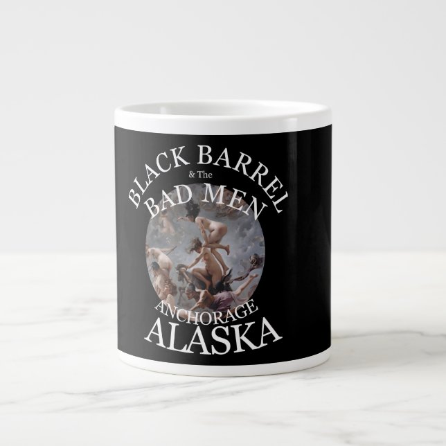 SVART TUNNA & DE ONDA MÄNNEN ANCHORAGE ALASKA AK JUMBO MUGG (Framsidan)