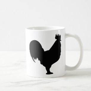 svart tuppsymbol kaffemugg