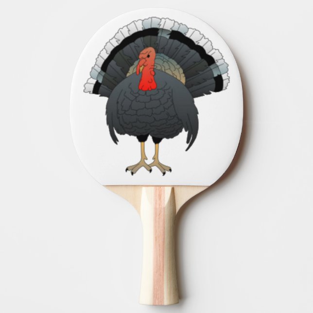 Svart Turkiet Pingisracket (Framsidan)