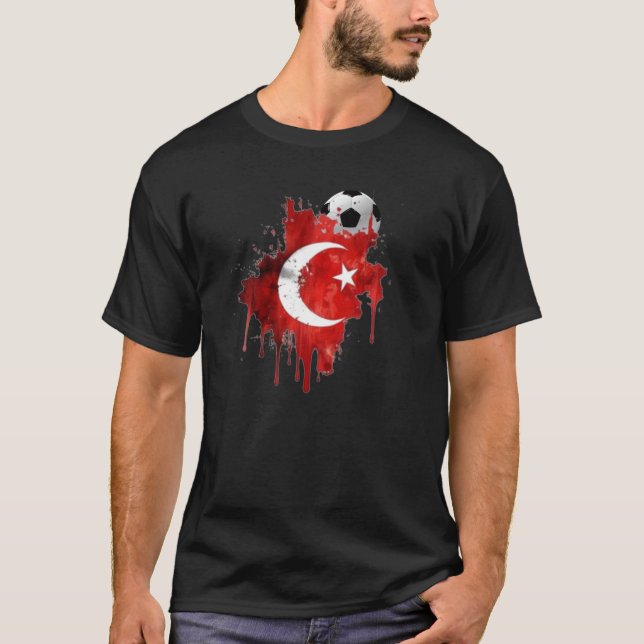 Svart Turkiet T-shirt. 06 T Shirt (Framsida)