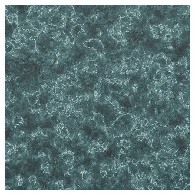 Svart turkos marmor tyg (Provkarta)