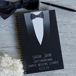 Svart Tuxedo Groomswomen-Bröllopsfixaren på 1920-t