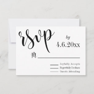 Svart typografi med Bokeh-bakgrund, elegant enkel  OSA Kort