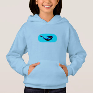 svart undervattensvätska, sjöjungfru tee shirt