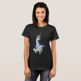Svart unicornTShirt Tee