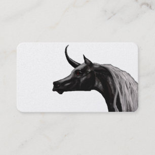 Svart Unicornvisitkortar Visitkort