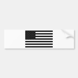 Svart USA (USA) landflagga Bildekal
