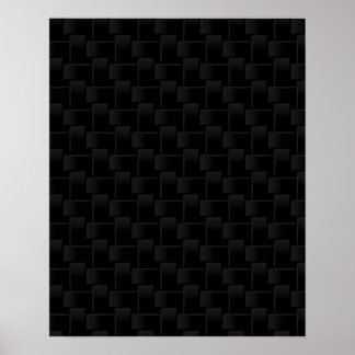 Svart utcheckad mönster poster