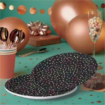 Svart utformning av elegant Iridescent Glitter-pun