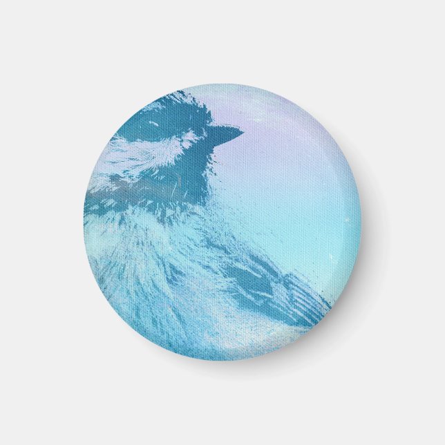 Svart utskrift med klick magnet (Framsidan)