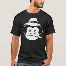 Svart utslagsplats för apa tee shirt