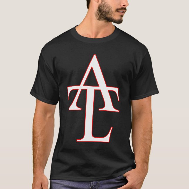 Svart utslagsplats för ATL T Shirt (Framsida)