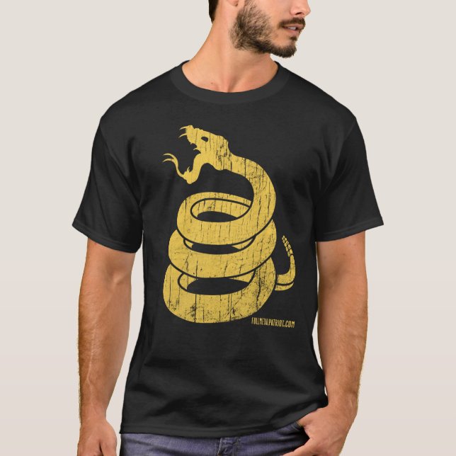 Svart utslagsplats för FMP Gadsden Tee Shirt (Framsida)