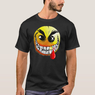 Svart utslagsplats för mördare t-shirt
