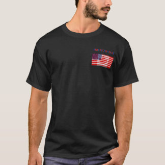 Svart utslagsplatsskjorta för AMERICANADIAN T-shirt