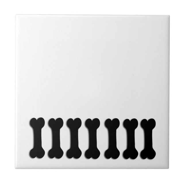 SVART V01 för gåva för roligt och skämtsamt Kakelplatta (Framsidan)