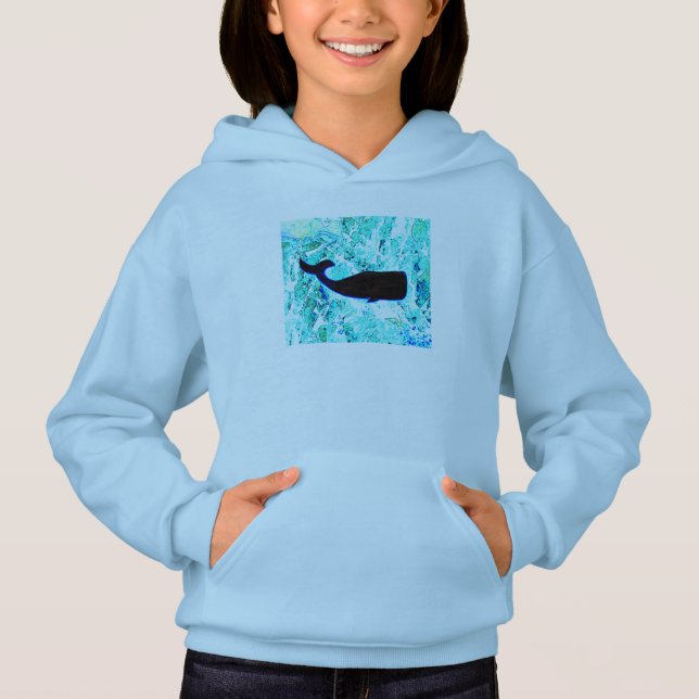 svart valblått t-shirt (Framsida)