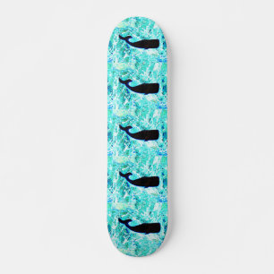 svart valblått Thunder_Cove Skateboard Bräda 19,5 Cm
