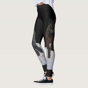 Svart varg leggings