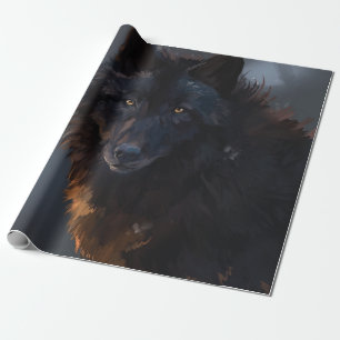 Svart varg presentpapper