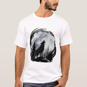Svart Varg T Shirt