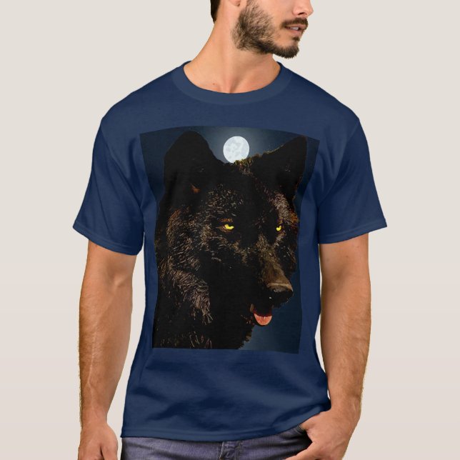 SVART VARG T-SHIRT (Framsida)