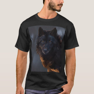 Svart Varg T Shirt