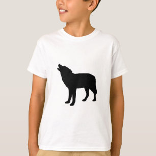 Svart varg tee