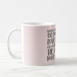 Svart vattenfärgsinspiration Guld Unicorn Kaffemugg