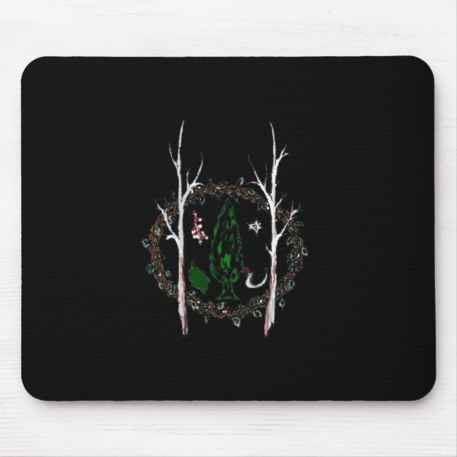 Svart version av CLG-sigil Musmatta (Framsidan)