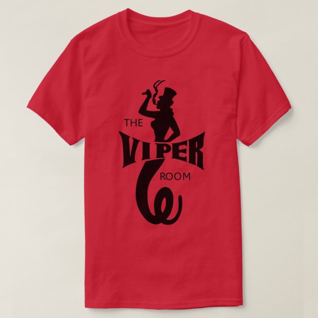 svart version av viper-rummet  t shirt (Design framsida)