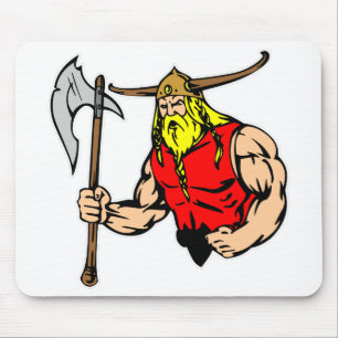 Svart Viking Musmatta