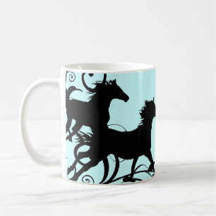 Svart Vild Kaffemugg