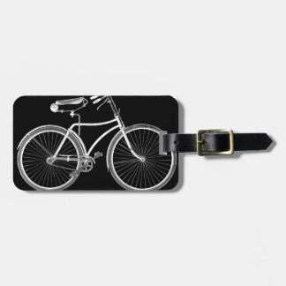 Svart vintagecykelantikvitet/Retro cykla Bagagebricka