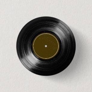 svart vinylpost knapp