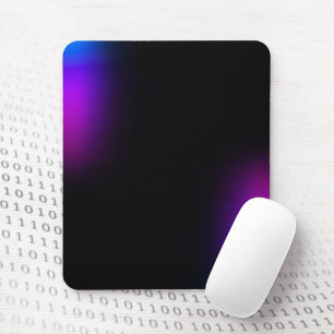Svart violett övertoningsglöd musmatta