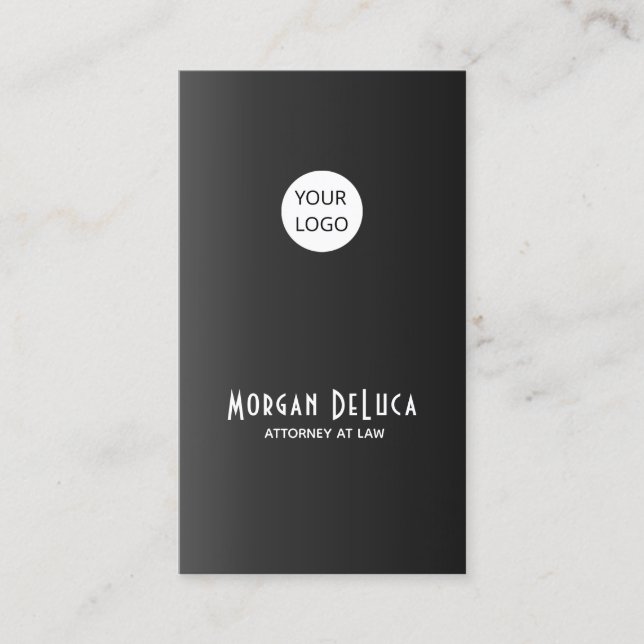 Svart visitkortar för anpassningsbar med den flott visitkort (Framsida)