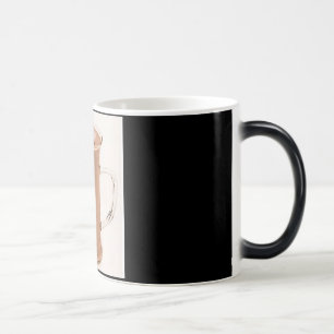 Svart/vit 11 uns Morphing mugg