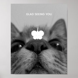 Svart&vit 17 år kattunge poster