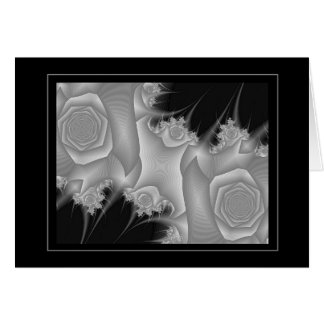 Svart & vit 8 (ro) hälsningskort