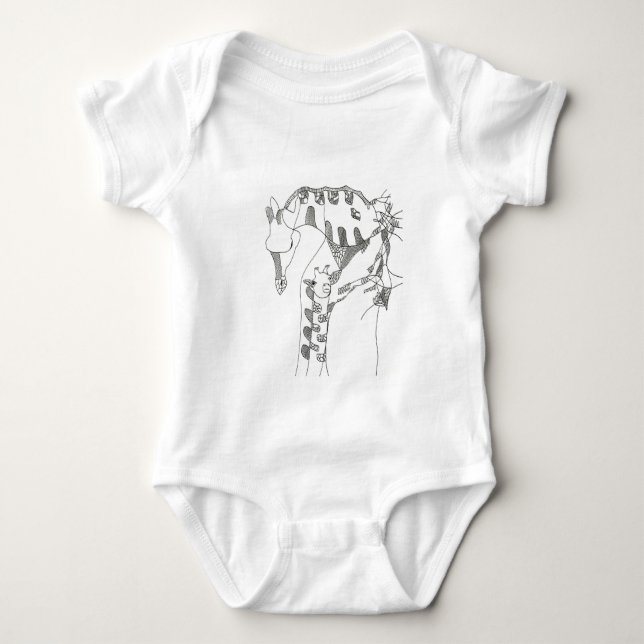 Svart & vit abstrakt pinne tapeter trädvägg t shirt (Framsida)