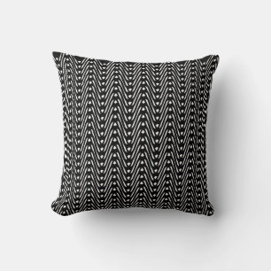 Svart & Vit Afrikansk Safari Tribal Chic Design Kudde