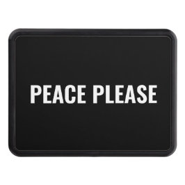 Svart vit anti-krig-protest dragkroksskydd